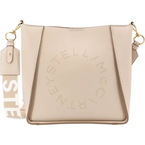 Shoulder Bag with Snap Button Closure , female, Sizes: ONE SIZE - Stella Mccartney - Modalova