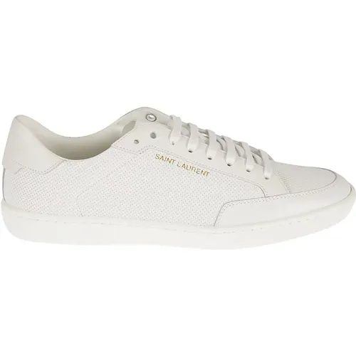 Weiße Sneakers , Herren, Größe: 41 EU - Saint Laurent - Modalova