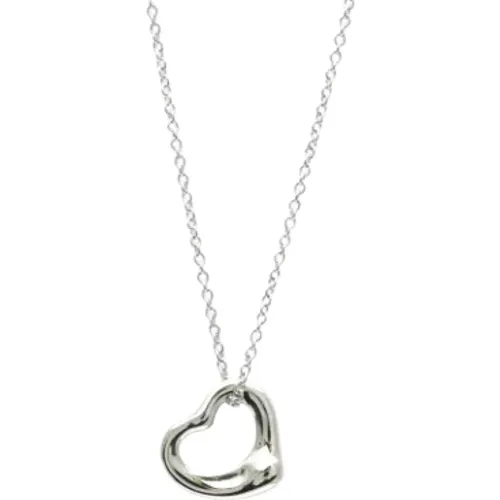 Pre-owned Platinum necklaces , female, Sizes: ONE SIZE - Tiffany & Co. Pre-owned - Modalova