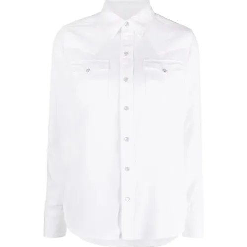Long sleeve button front shirt , female, Sizes: S, XS, M - Ralph Lauren - Modalova