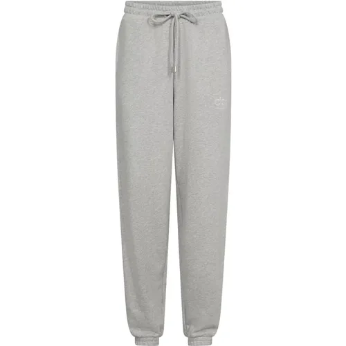 Cleancc Sweat Pant Grey Melan , female, Sizes: S, L - Co'Couture - Modalova