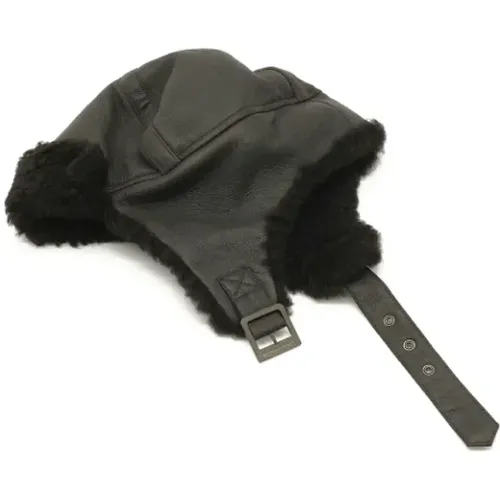 Pre-owned Leather hats , female, Sizes: ONE SIZE - Louis Vuitton Vintage - Modalova