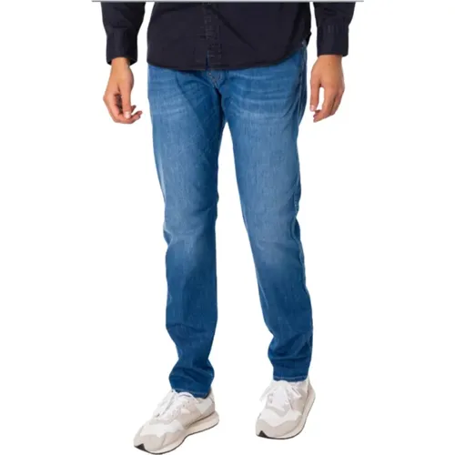 Slim Fit Herren Jeans Anbass Stil , Herren, Größe: W38 - Replay - Modalova