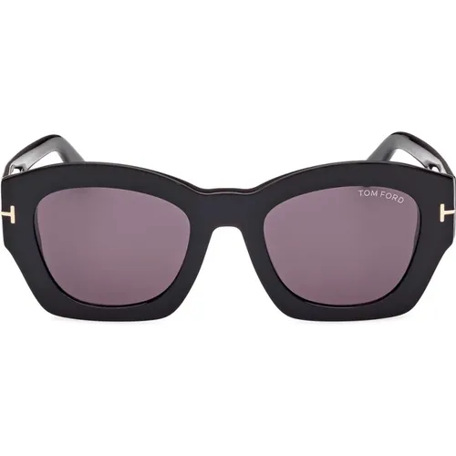 Geometric Sunglasses in with Grey Lenses , unisex, Sizes: 52 MM - Tom Ford - Modalova
