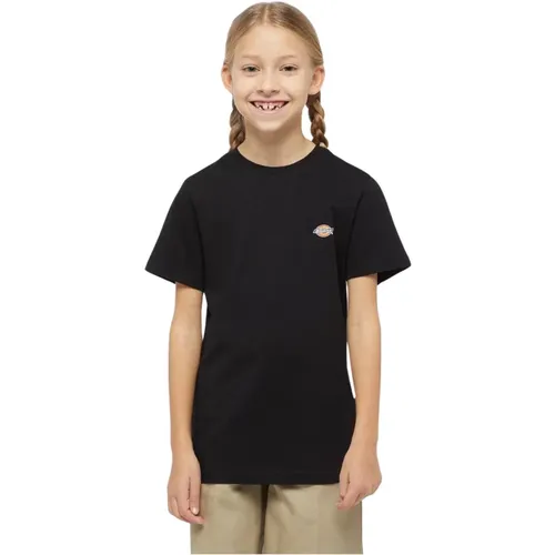 Schwarzes T-Shirt mit Logo-Print für Jungen und Mädchen - Dickies - Modalova