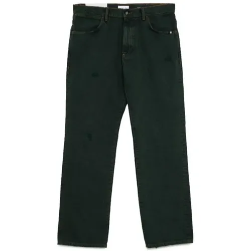 Straight Trousers , male, Sizes: W32 - Amish - Modalova