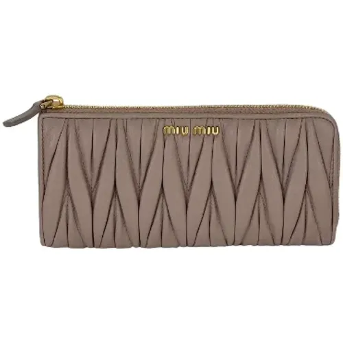 Pre-owned Leder clutches - Miu Miu Pre-owned - Modalova