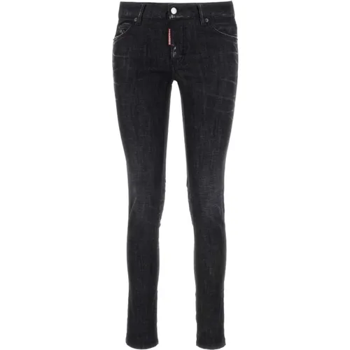 Stretch Schwarze Jennifer Jeans , Damen, Größe: 2XS - Dsquared2 - Modalova