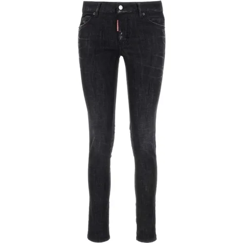 Stretch Schwarze Jennifer Jeans , Damen, Größe: 3XS - Dsquared2 - Modalova