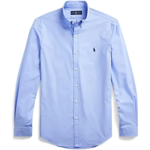 Blaues Polo-Shirt mit Pony-Logo - Ralph Lauren - Modalova