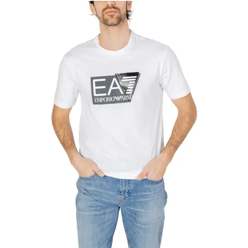 Herren 3Dpt81 Pjm9Z T-Shirt , Herren, Größe: L - Emporio Armani EA7 - Modalova