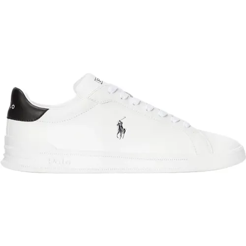 Weiße Leder Heritage Court II Sneakers - Ralph Lauren - Modalova