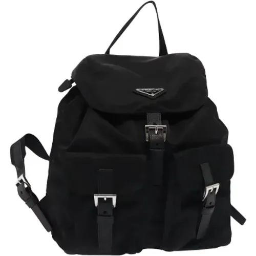 Pre-owned Nylon backpacks , female, Sizes: ONE SIZE - Prada Vintage - Modalova