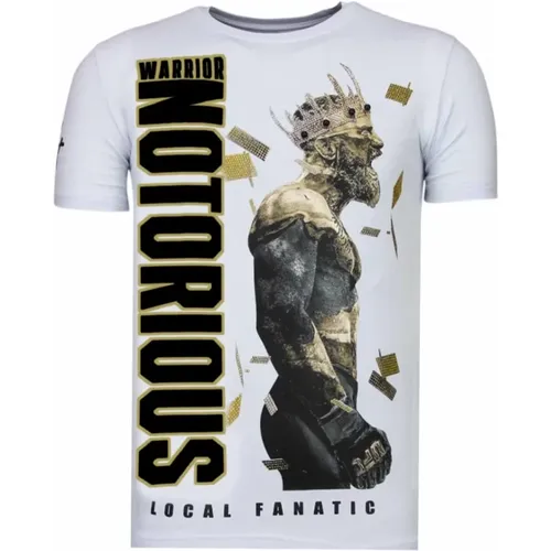 Berühmter König Conor T-Shirt , Herren, Größe: S - Local Fanatic - Modalova