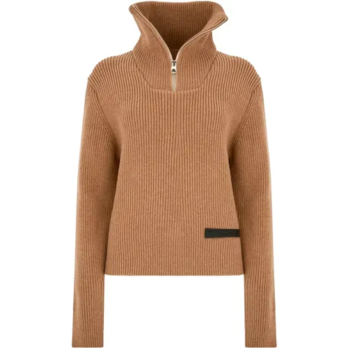 Braune Pullover Kollektion , Damen, Größe: XS - Philippe Model - Modalova