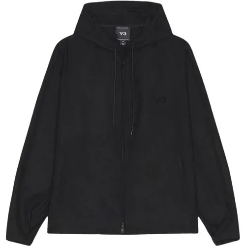 Flanell Top Jacke aus Polyester , Herren, Größe: S - Y-3 - Modalova