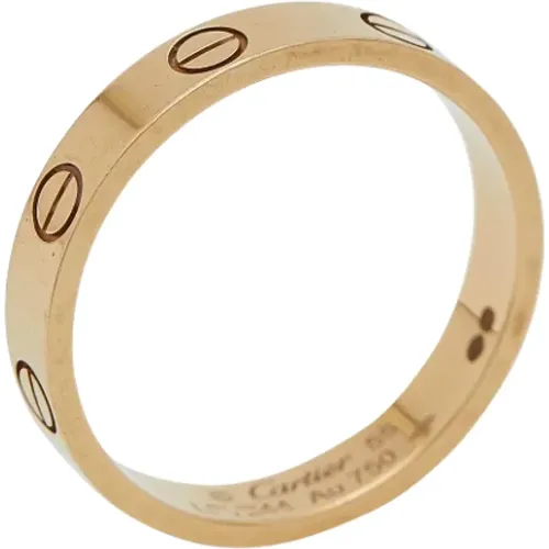 Pre-owned Metal rings , female, Sizes: ONE SIZE - Cartier Vintage - Modalova