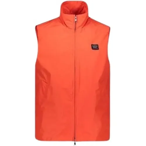 Water-Repellent Windproof Men's Vest , male, Sizes: S, M - PAUL & SHARK - Modalova