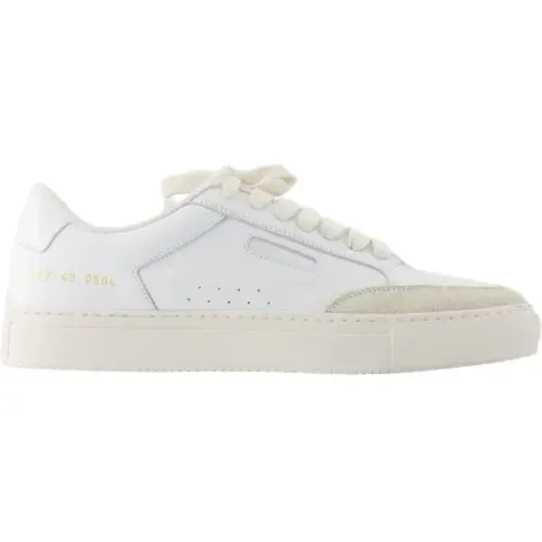 Leather sneakers , male, Sizes: 8 UK - Common Projects - Modalova