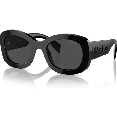 Elegante Oval Sonnenbrille , unisex, Größe: 54 MM - Prada - Modalova