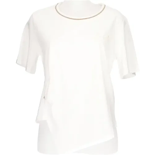 Lässiges T-Shirt für Männer und Frauen,Lässiges T-Shirt für Frauen - Liu Jo - Modalova