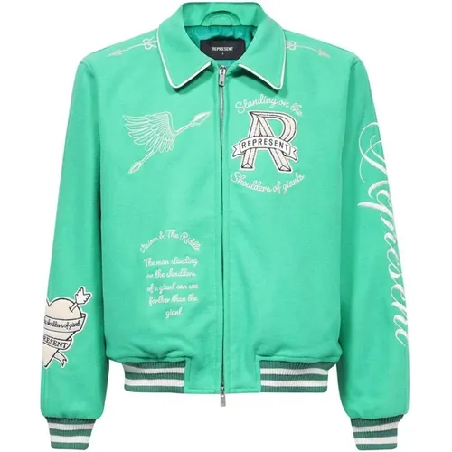 Cherub Varsity Jacket Island , male, Sizes: M - Represent - Modalova