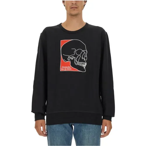 Logo Sweatshirt Regular Fit 100% Baumwolle - alexander mcqueen - Modalova