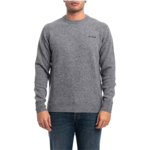 Stylischer Crewneck Sweater Upgrade , Herren, Größe: S - MC2 Saint Barth - Modalova