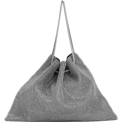 Kristall Clutch Tasche , Damen, Größe: ONE Size - Twentyfour - Modalova