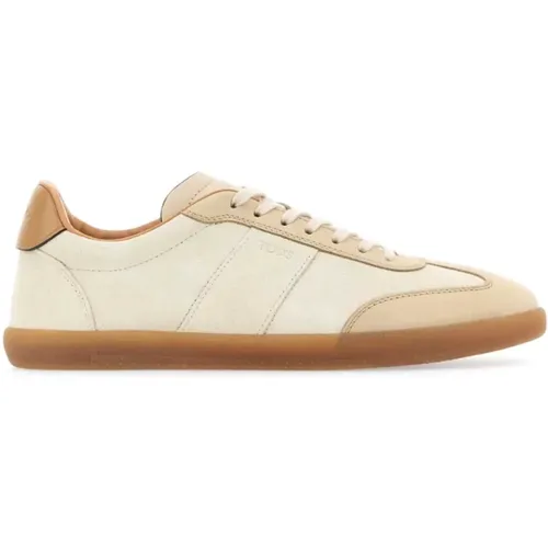 Ivory Suede Sneakers , Herren, Größe: 39 EU - TOD'S - Modalova