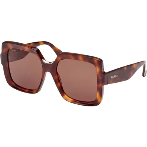 Dark Havana Sunglasses Ernest , female, Sizes: ONE SIZE - Max Mara - Modalova