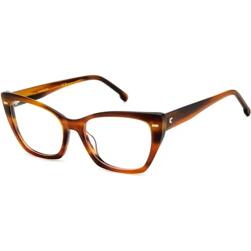 Brown Horn Eyewear Frames , unisex, Größe: 54 MM - Carrera - Modalova