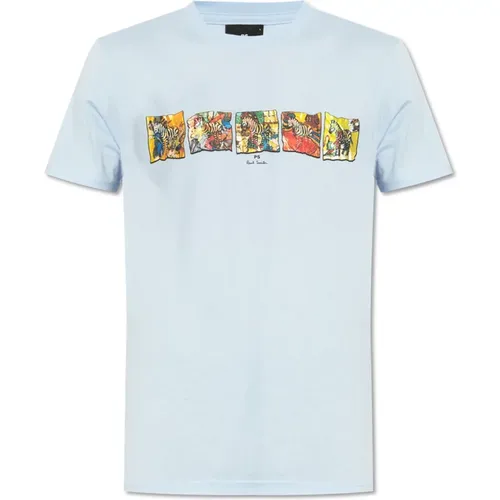 Bedrucktes T-Shirt , Herren, Größe: 2XL - PS By Paul Smith - Modalova