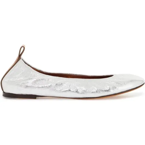 Laminierte Lederballerinas , Damen, Größe: 35 EU - Lanvin - Modalova