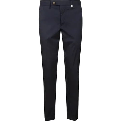 Dark Cotton Trousers with Flaps , male, Sizes: M, 2XL, 3XL, XL - Myths - Modalova