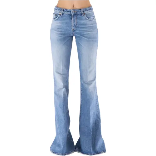 Ausgestellte Denim-Jeans für Frauen , Damen, Größe: W30 - Haikure - Modalova