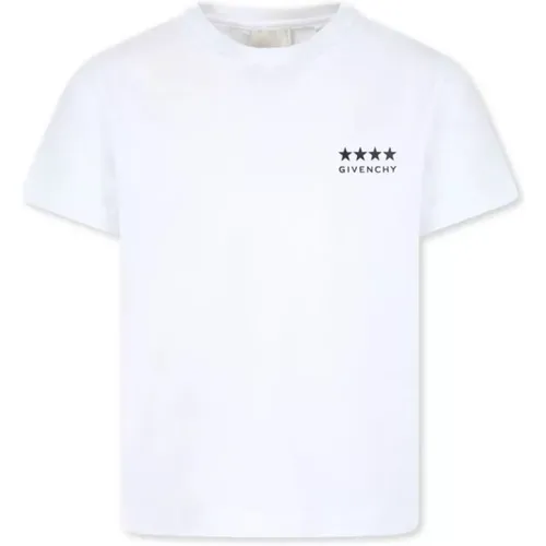 Stilvolles Weißes T-Shirt für Jungen - Givenchy - Modalova