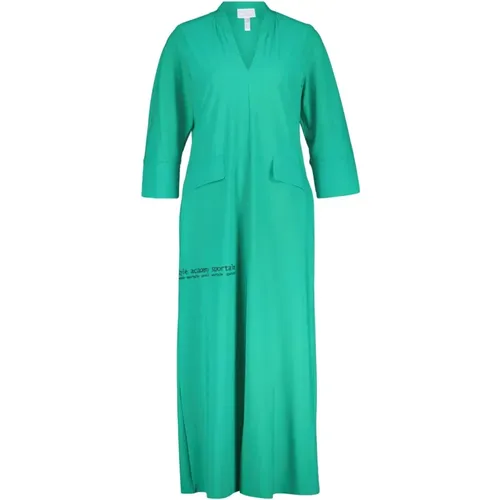 Bunte Midi-Kleid mit Taschen und Schlitz , Damen, Größe: 5XL - Sportalm - Modalova