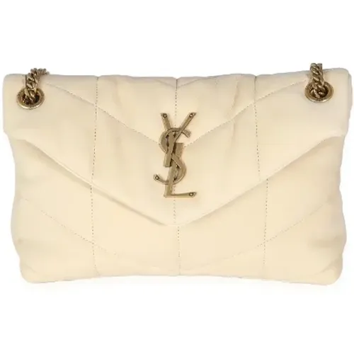 Pre-owned Suede shoulder-bags , female, Sizes: ONE SIZE - Yves Saint Laurent Vintage - Modalova