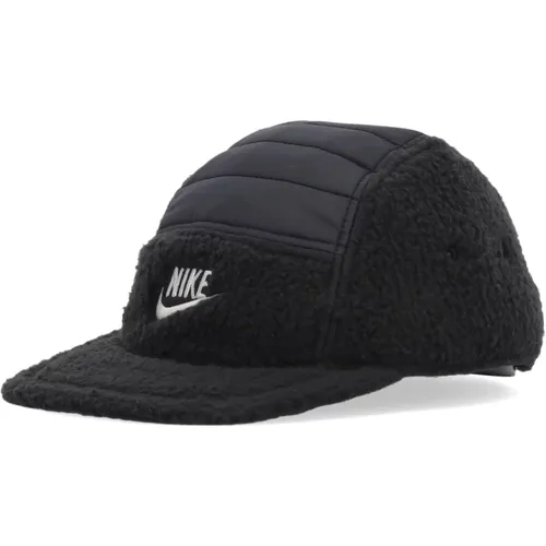 Schwarze Flat Bill Fly Cap Streetwear , Herren, Größe: S - Nike - Modalova