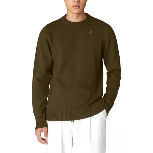 Crewneck Knitted Sweater , male, Sizes: XL - K-way - Modalova