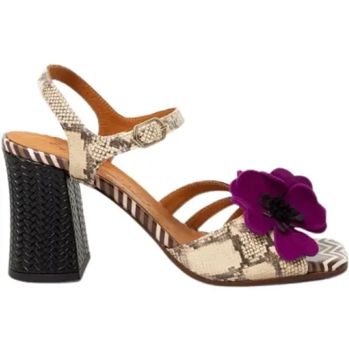 Snake Print High Heel Sandals , female, Sizes: 2 UK, 3 UK - Chie Mihara - Modalova