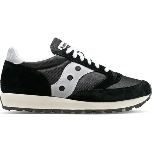 Moderne Blk/Wht Jazz Original Sneakers , Herren, Größe: 38 1/2 EU - Saucony - Modalova