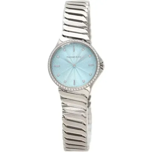 Pre-owned Stainless Steel watches , female, Sizes: ONE SIZE - Tiffany & Co. Pre-owned - Modalova