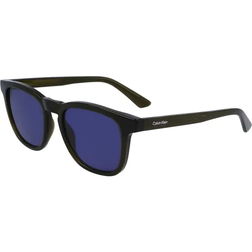 Blue Sunglasses , male, Sizes: 52 MM - Calvin Klein - Modalova