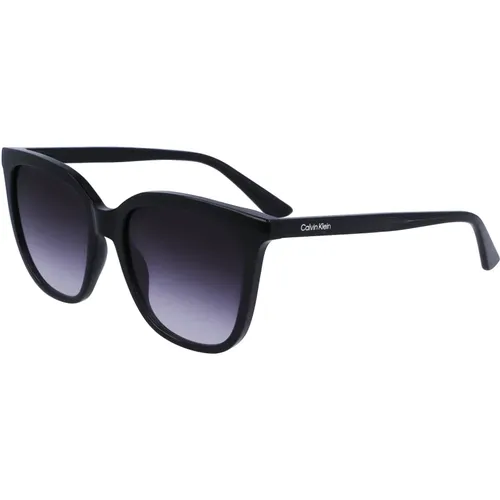Grey Shaded Sunglasses , female, Sizes: 53 MM - Calvin Klein - Modalova