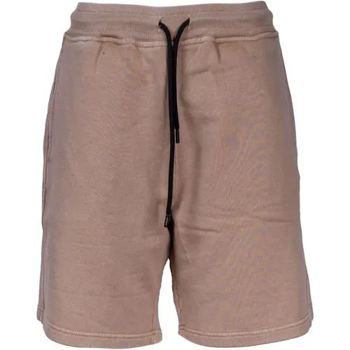 Men's Bermuda Shorts. Lightweight Sweatpants Style. , male, Sizes: L, M, 2XL - Dondup - Modalova
