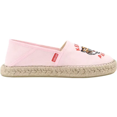 Bestickte Canvas Espadrilles , Damen, Größe: 39 EU - Kenzo - Modalova