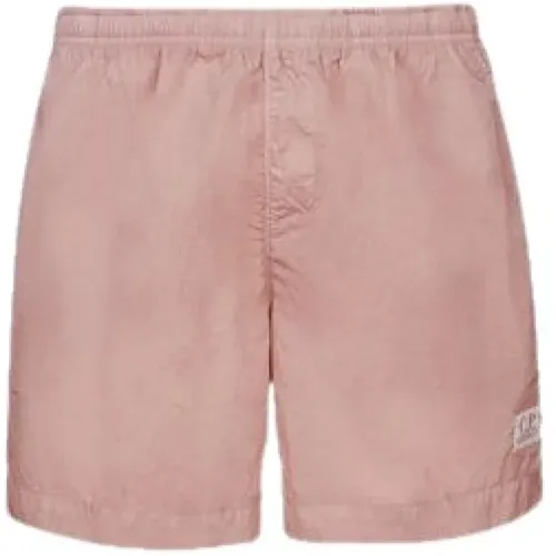 Lässige Sommer-Shorts in blass mauve - C.P. Company - Modalova