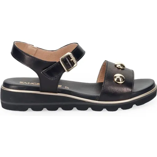 Leather Comfort Sandals , female, Sizes: 3 UK, 6 UK, 4 UK, 1 UK, 2 UK - Sangiorgio - Modalova